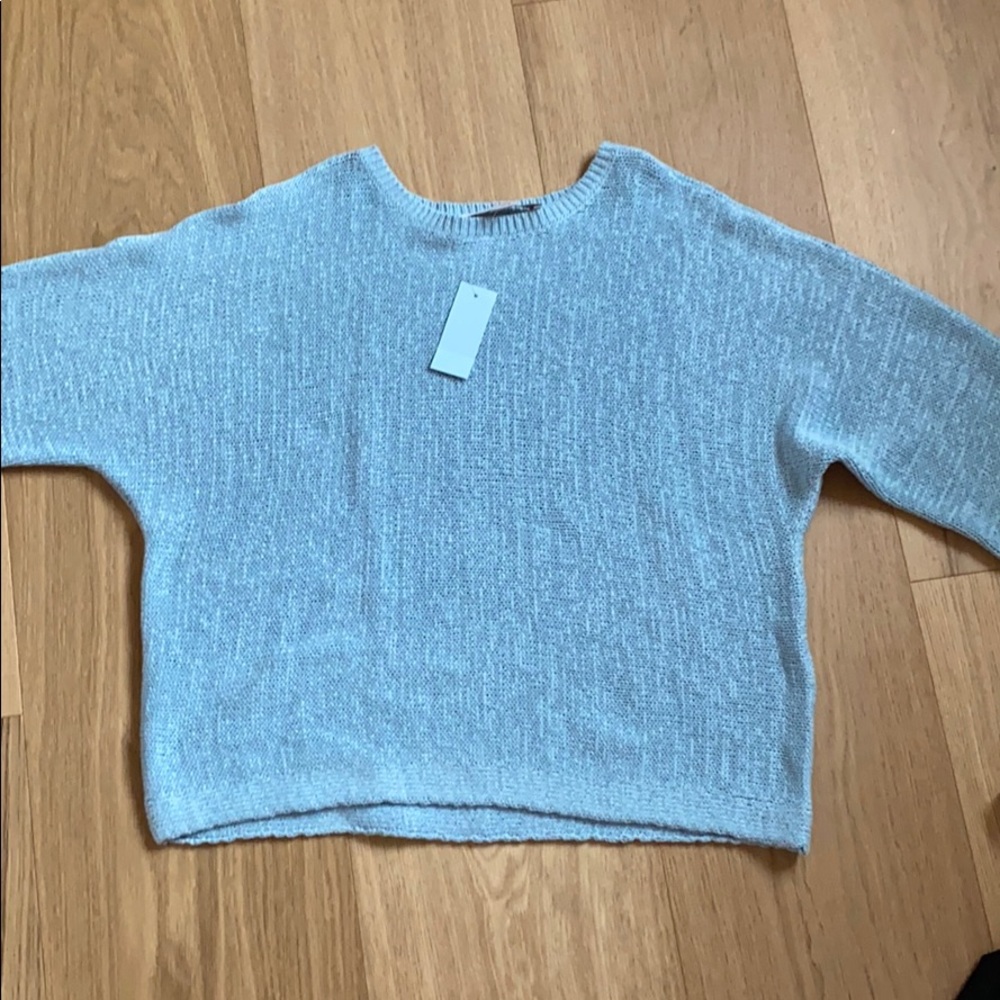 baby blue sweater